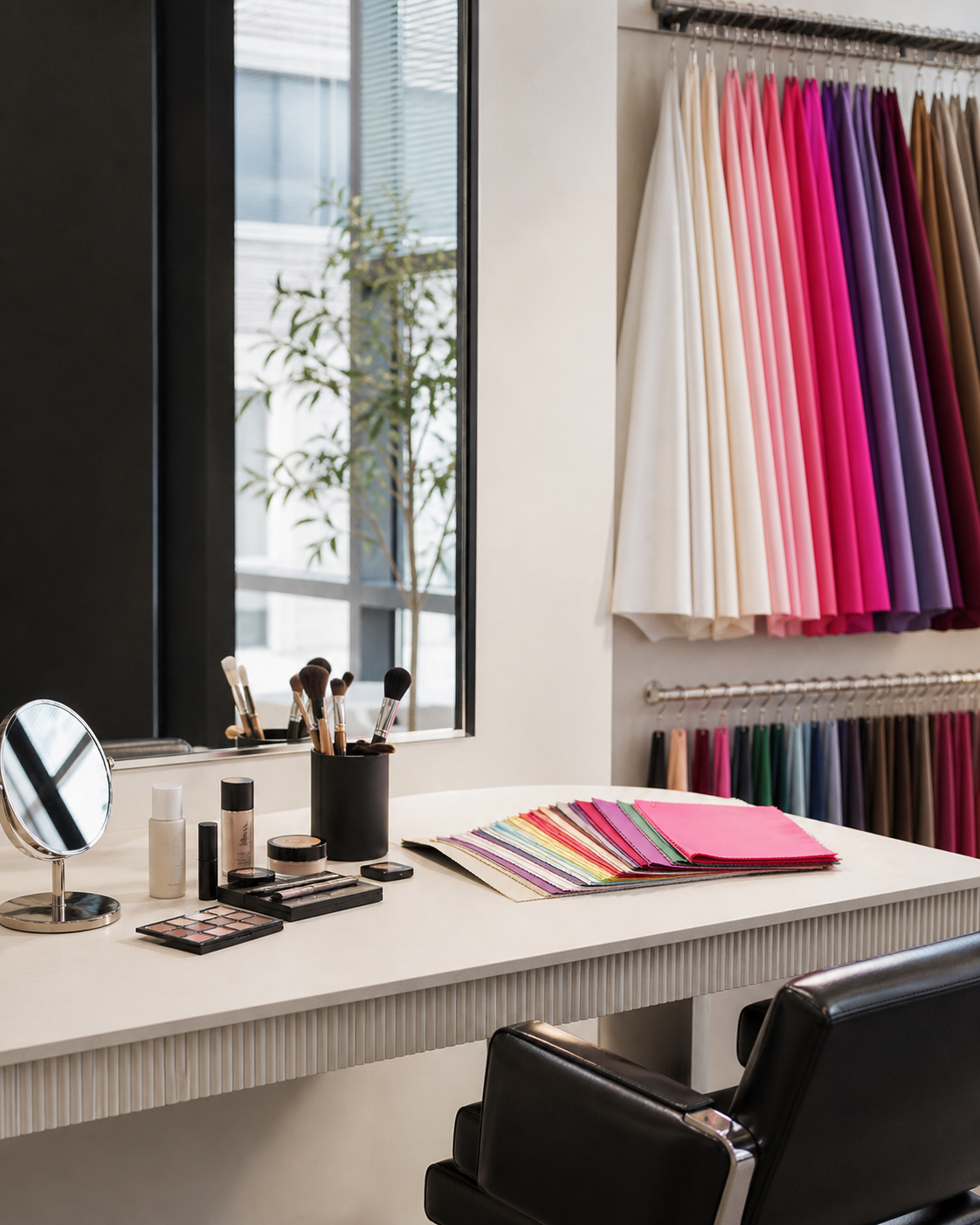 Editorial image of a Seoul personal colour and makeup studio