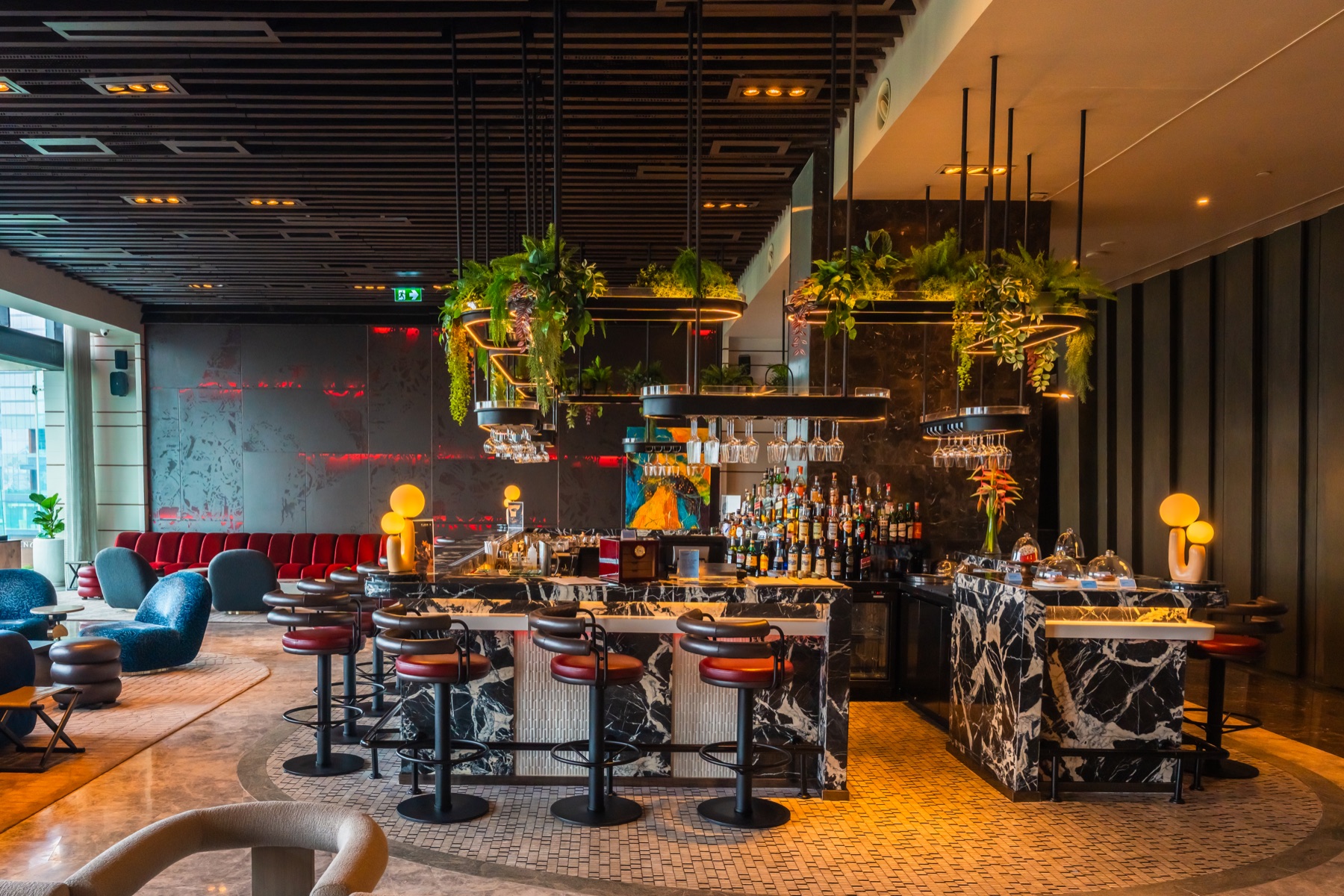 The atmospheric FLOOR/9 lounge at SO/ Bangkok